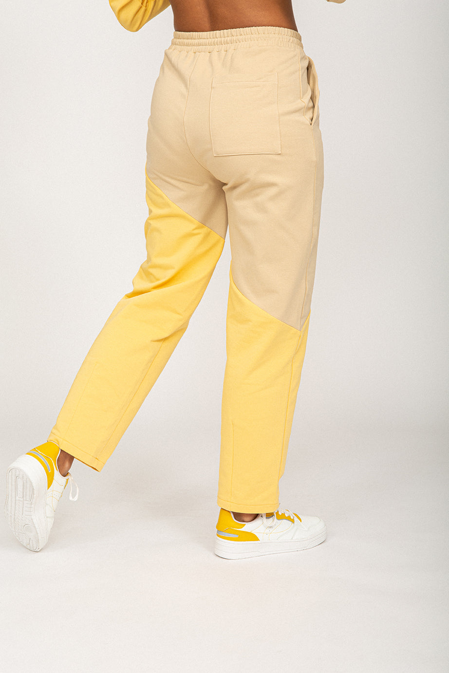 PANTALÓN POL BICOLOR AMARILLO