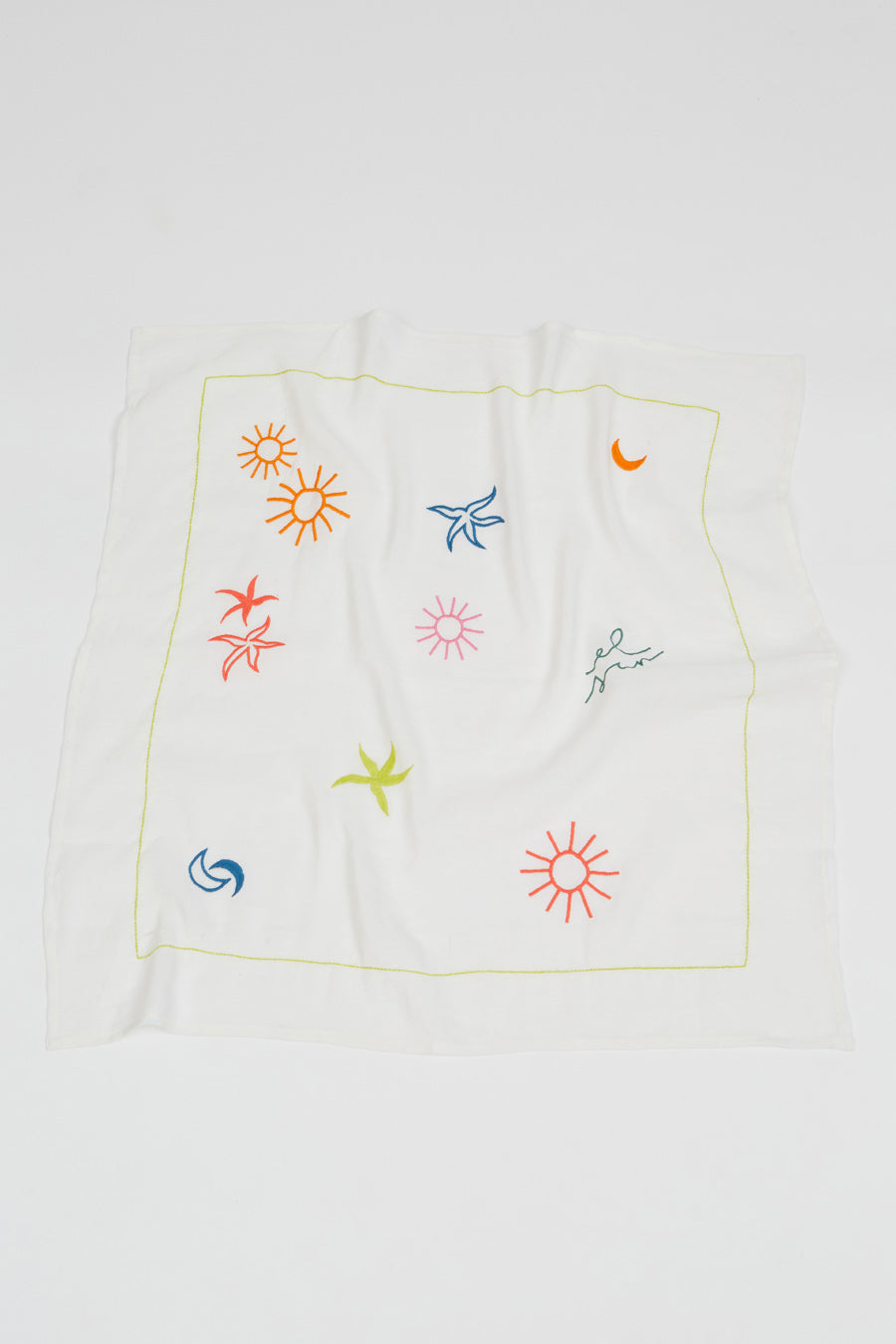 MURU EMBROIDERY SCARF