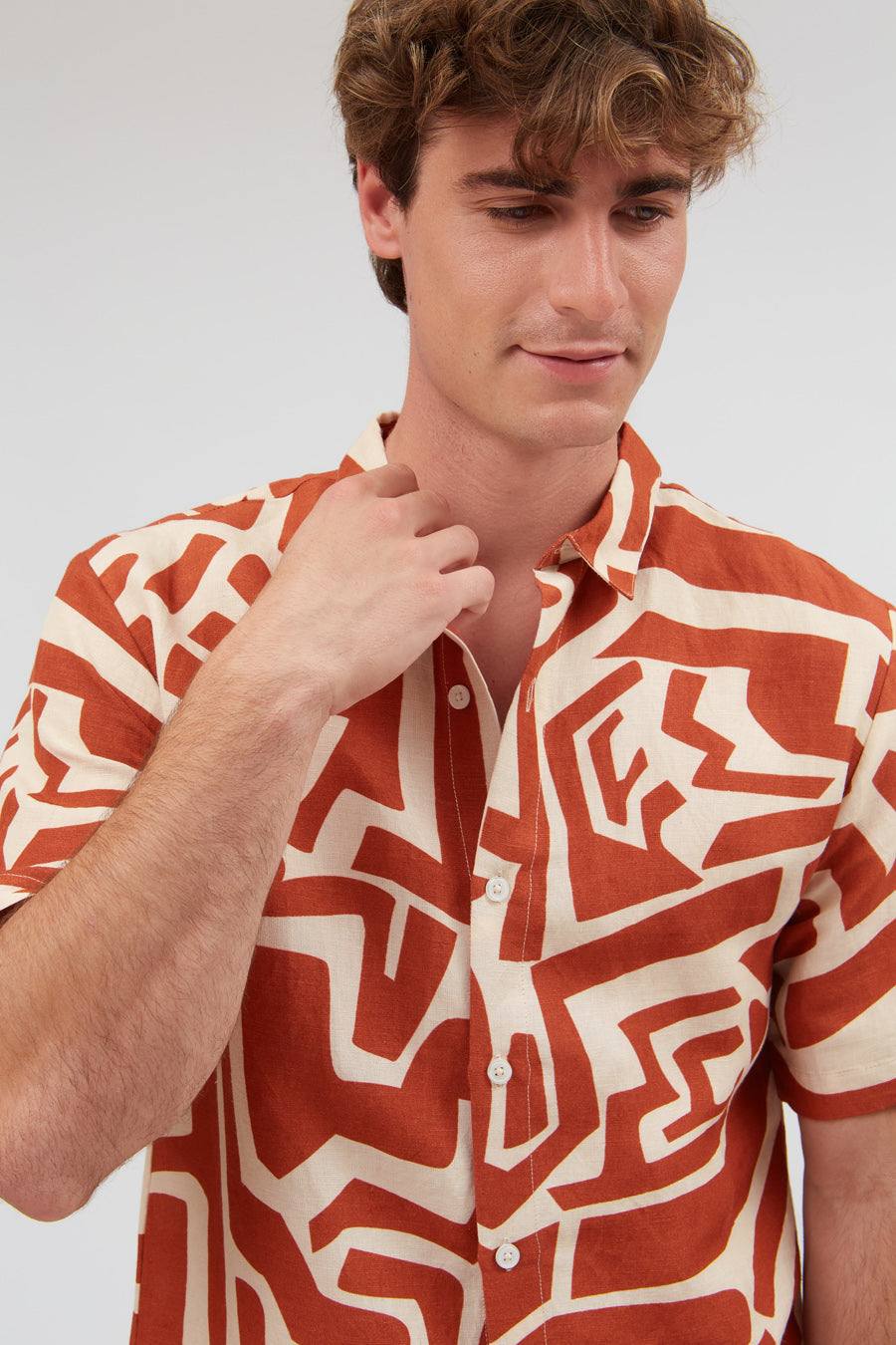 GOMERA GEO PRINT SHIRT