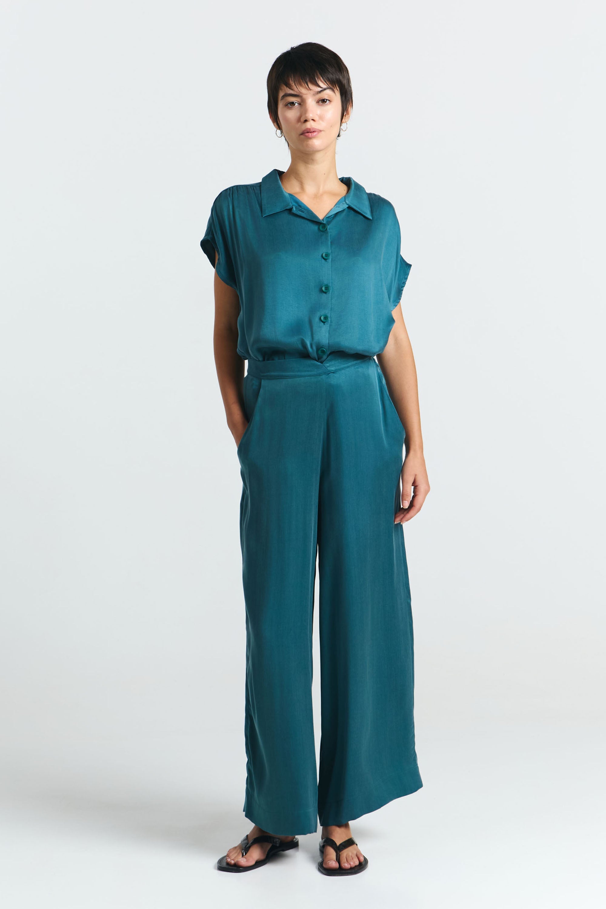 KASAI PANTS DEEP GREEN