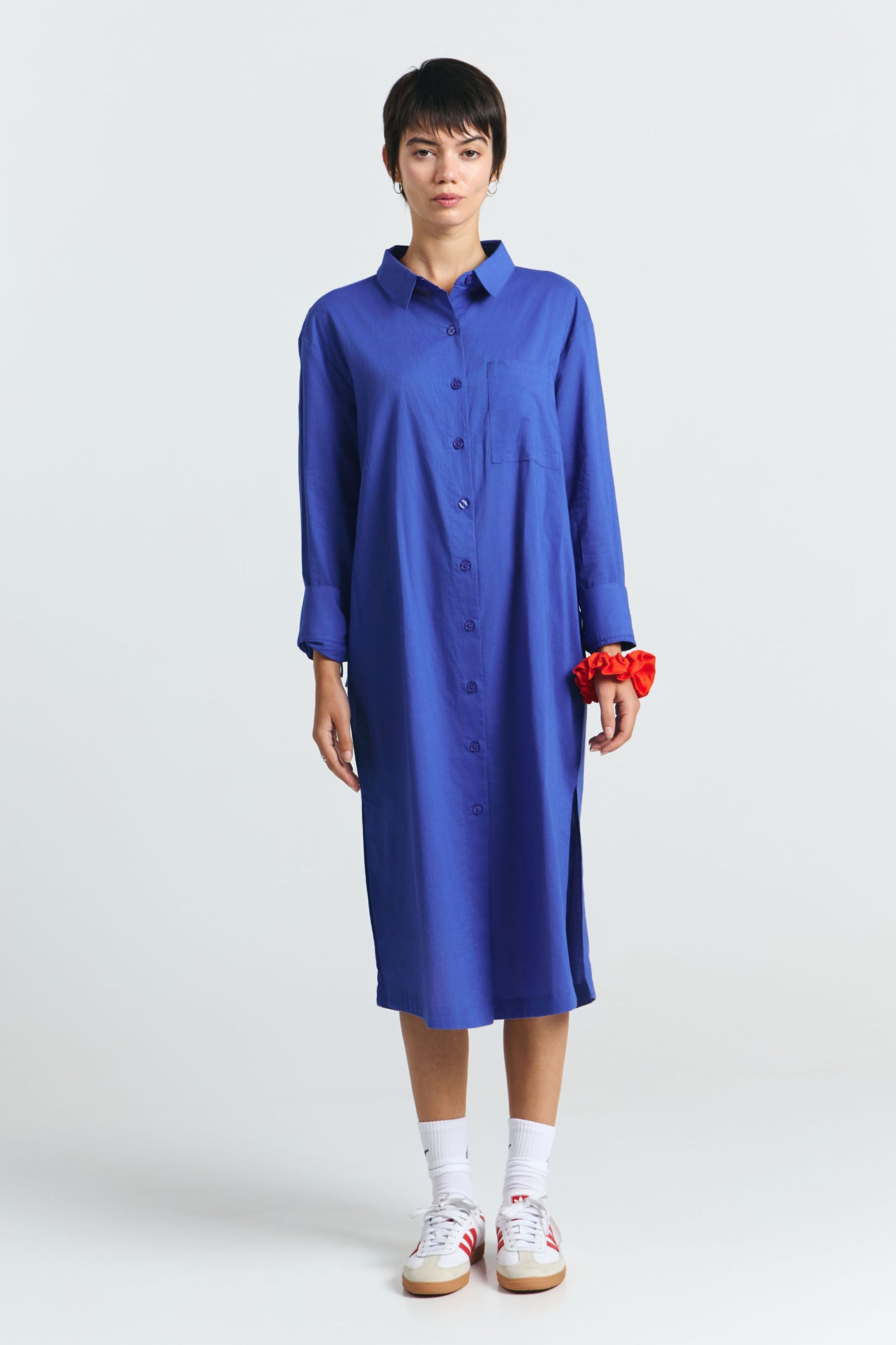 NAHUAS DRESS KLEIN BLUE